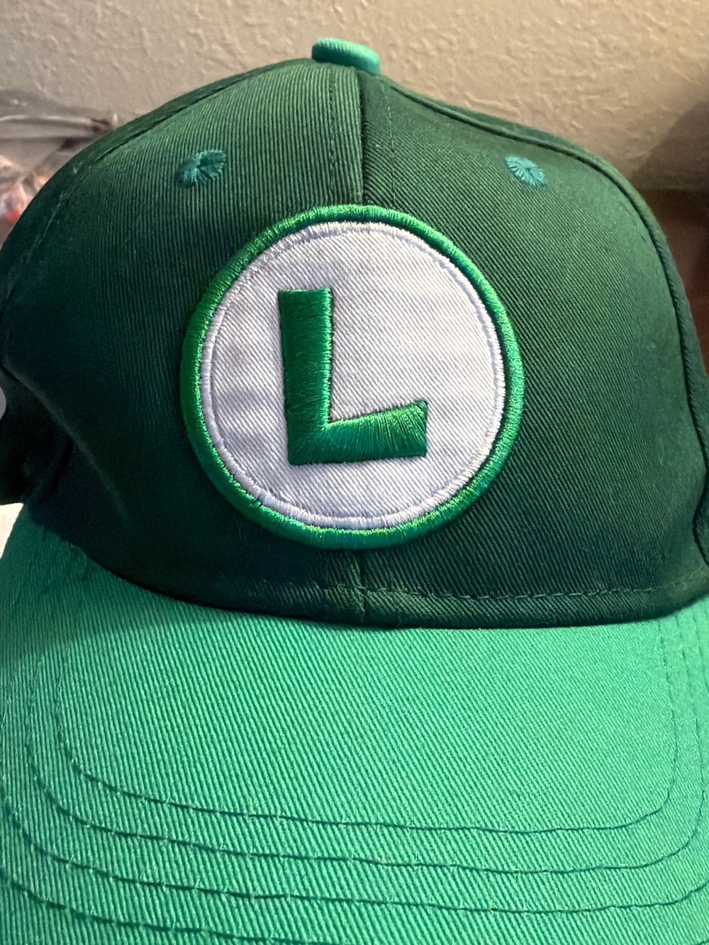 Super Mario Bros Movie (2023) Luigi Green Baseball Hat Promotional Cap